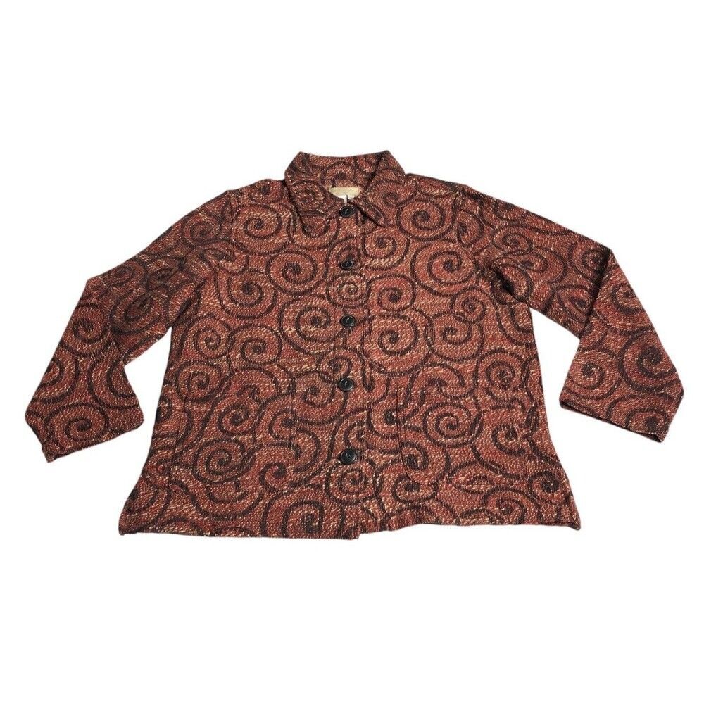 Vintage The Territory Ahead‎ Jacket Womens Medium Wool Blend Southwestern Blazer